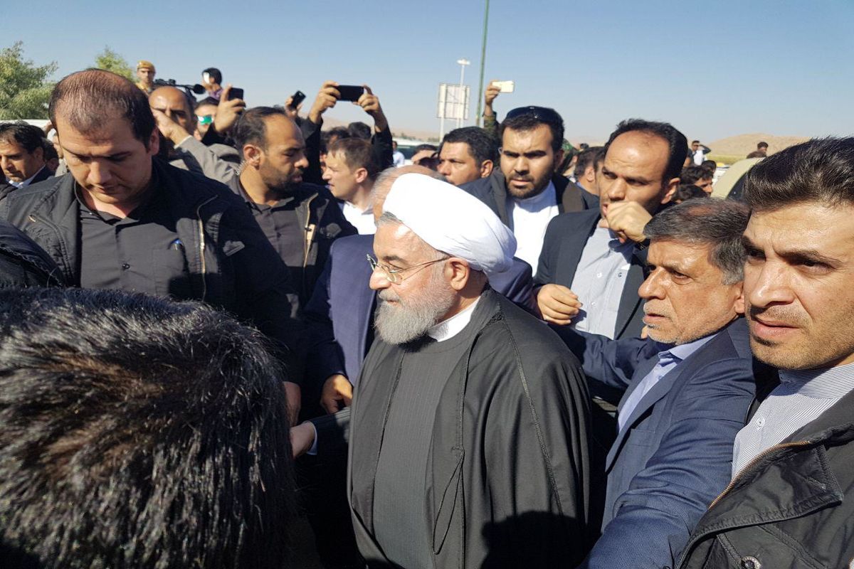 روحانی از همه نیروهای امدادرسانی تشکر کرد، مردم از ارتش