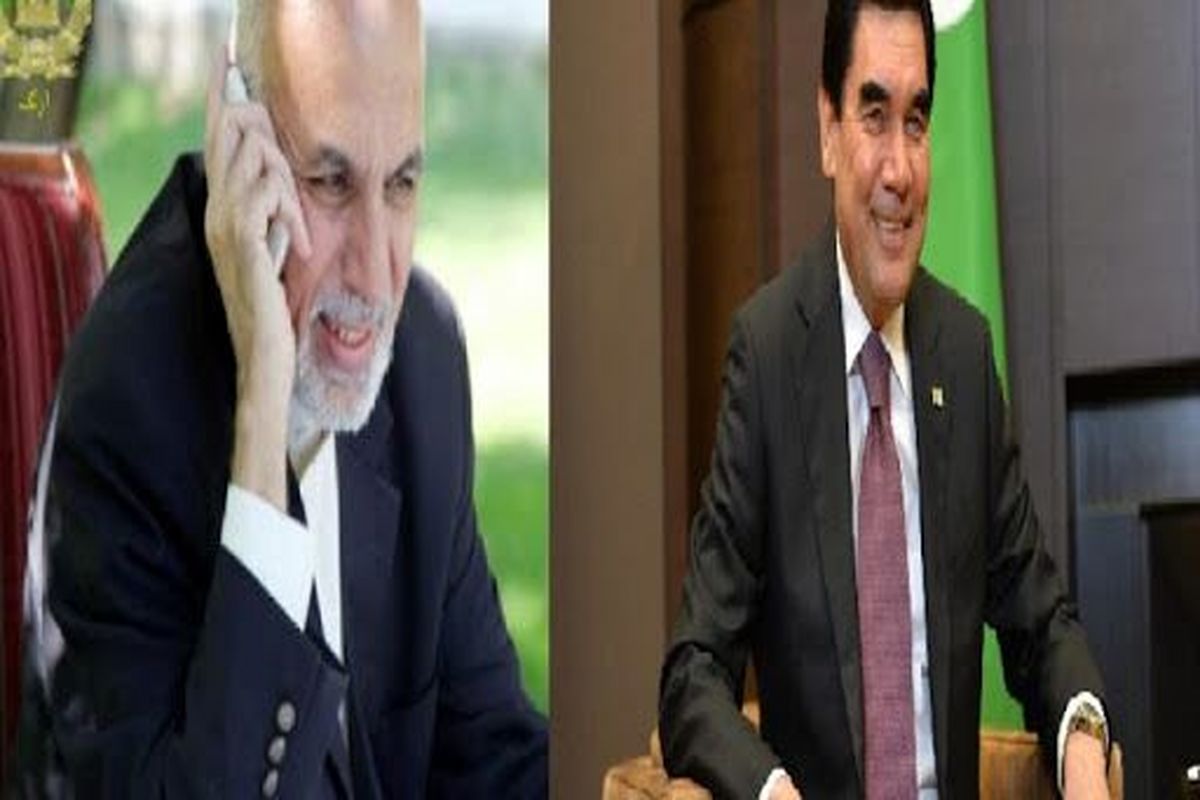 تداوم مذاکرات تلفنی میان روسای جمهوری دو کشور افغانستان و ترکمنستان