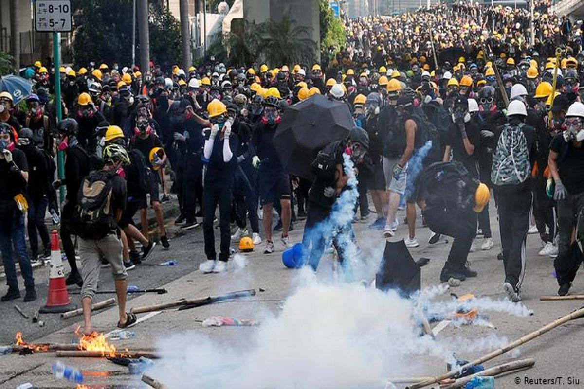 ماهیت تروریستی برخی اعتراضات سال گذشته در هنگ‌کنگ