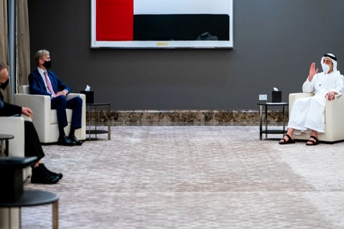 «برایان هوک» و وزیر خارجه امارات به گفتگو نشستند