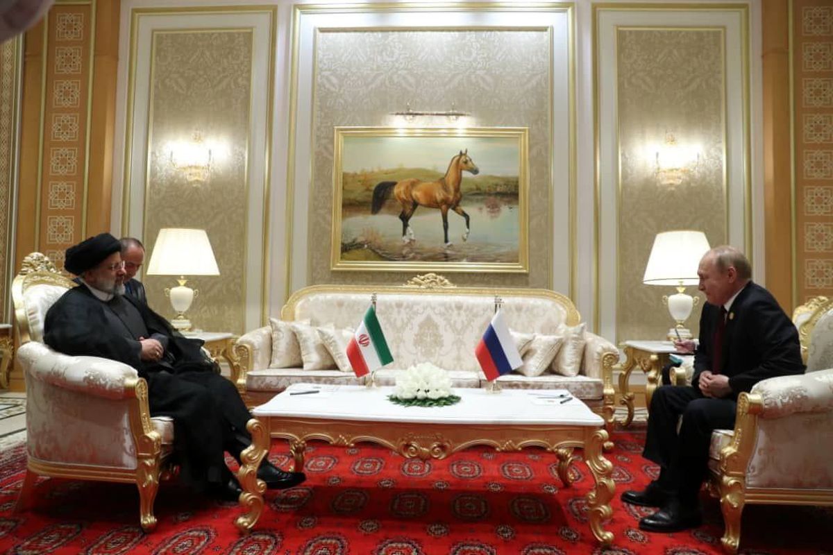 روسای جمهور ایران و روسیه در حاشیه اجلاس خزر دیدار کردند