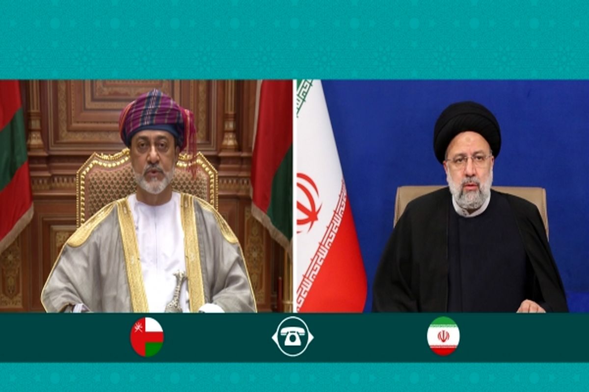 گفتگوی تلفنی رئیس جمهور و سلطان عمان/ رئیسی: همکاری و همراهی کشورهای اسلامی در بازدارندگی از تجاوزگری صهیونیست‌ها موثر است