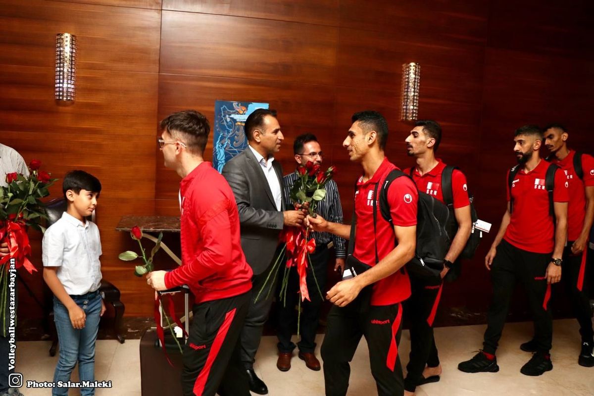 تیم ملی والیبال بحرین وارد ارومیه شد