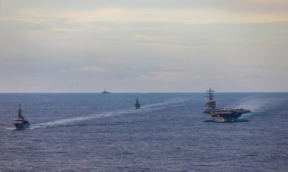 رزمایش مشترک فیلیپین، آمریکا، استرالیا و ژاپن در دریای مورد مناقشه چین