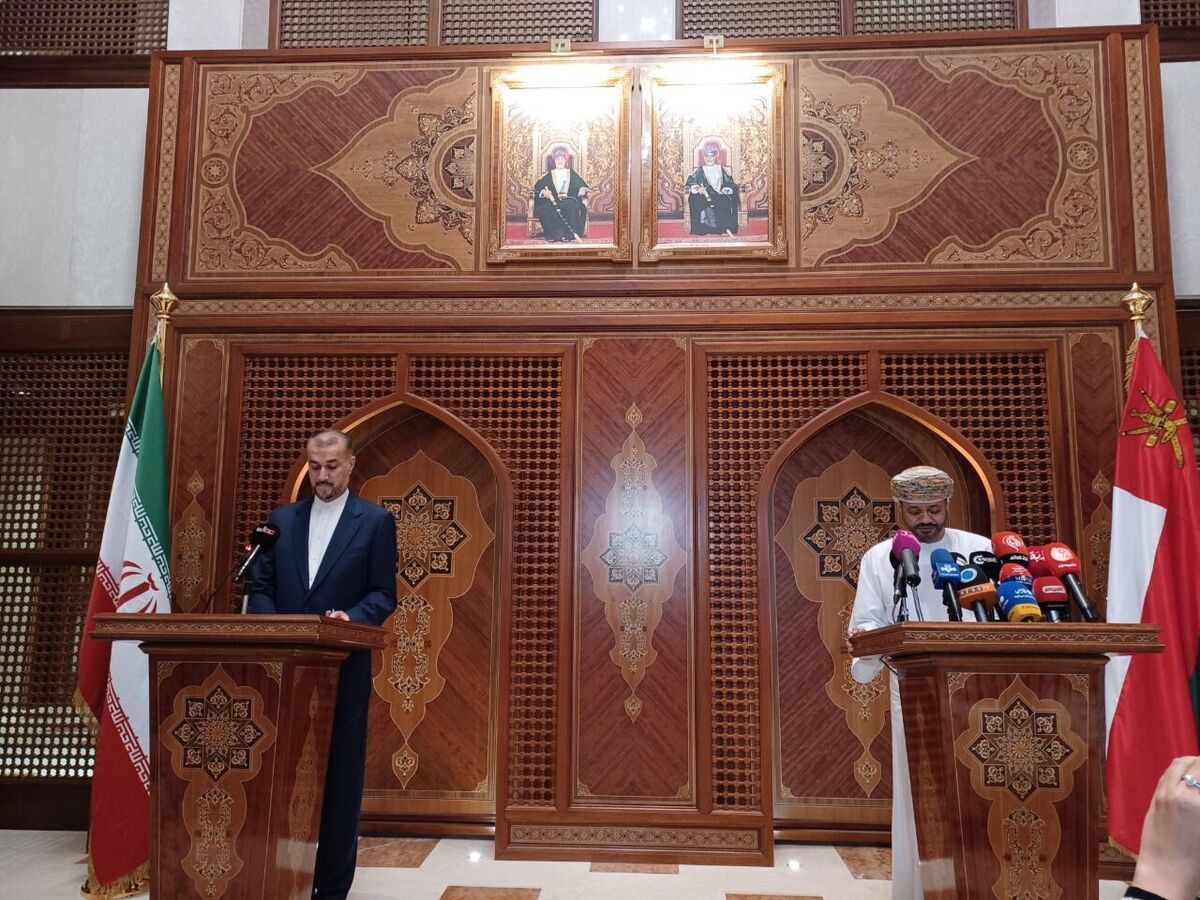 امیرعبداللهیان در نشست خبری با وزیر امورخارجه عمان: رژیم‌ صهیونیستی در باتلاق غزه گرفتار شده است