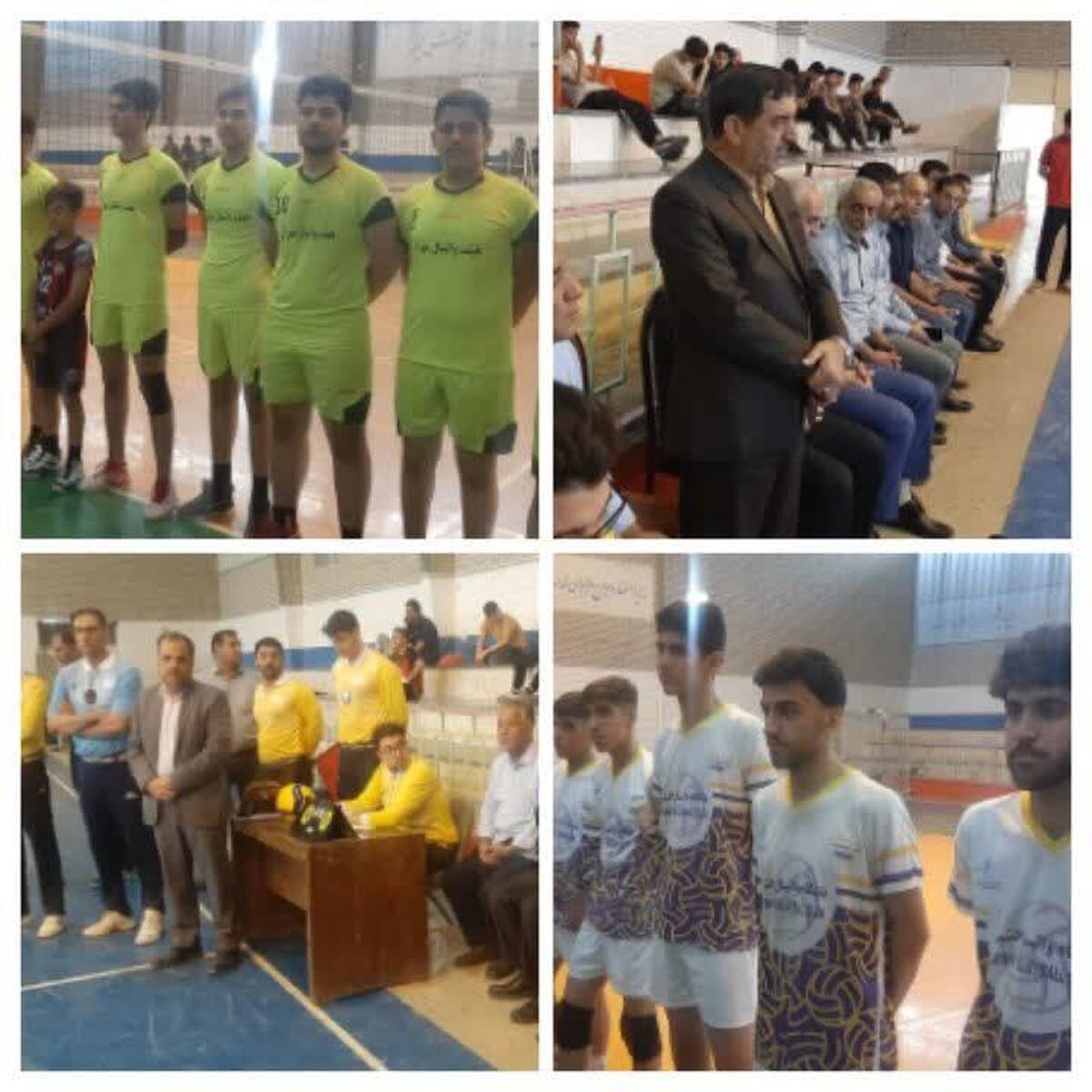 افتتاحیه مسابقات والیبال جوانان استان در شهرستان مهران