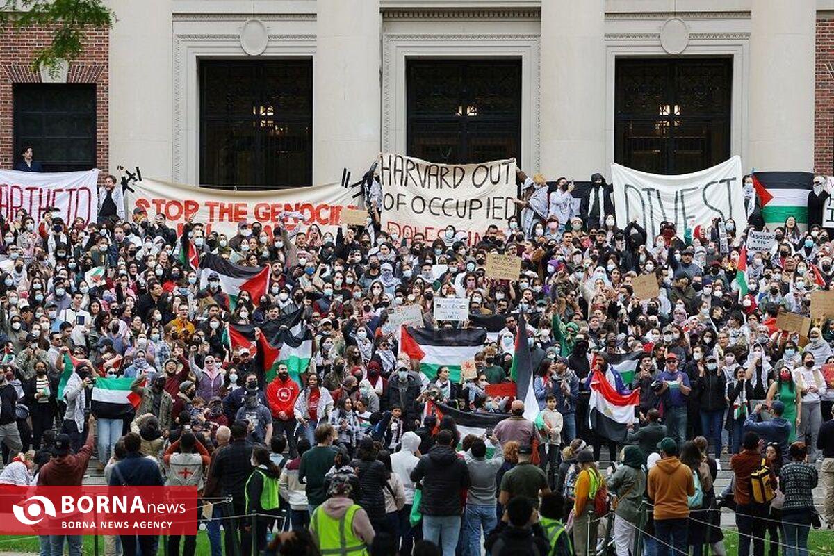 گسترش اعتراضات ضدصهیونیستی دانشجویان و چالش دانشگاه های آمریکایی