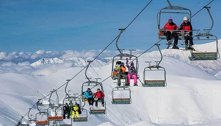 تلفريكات إيران؛ مناظر جوية للجبال والغابات والبحر تلفريكات إيران؛ مناظر جوية للجبال والغابات والبحر