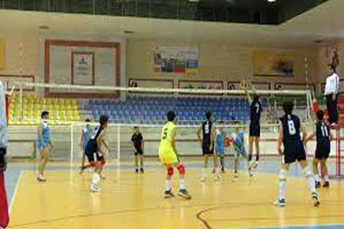 تیم های برتر مسابقات والیبال امیدقهرمانی استان، مشخص شدند