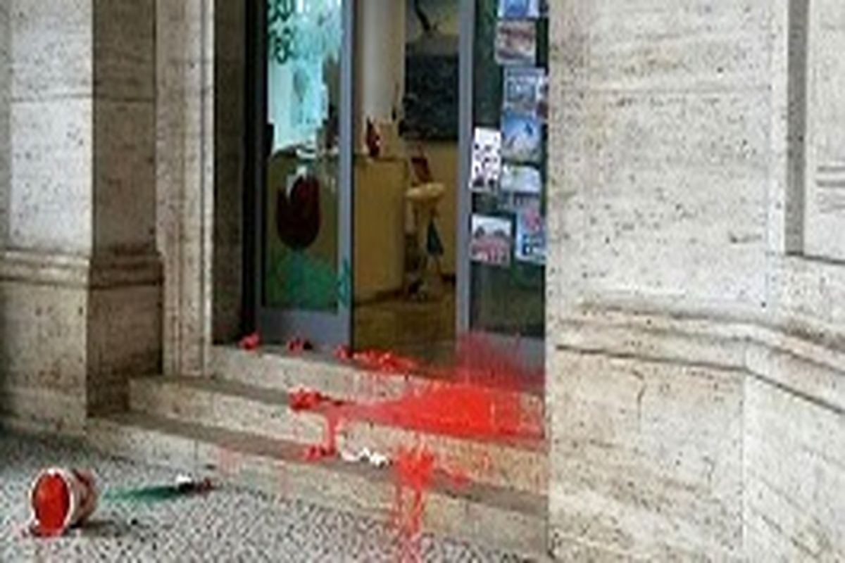 حمله به دفتر گردشگری ترکیه در رم