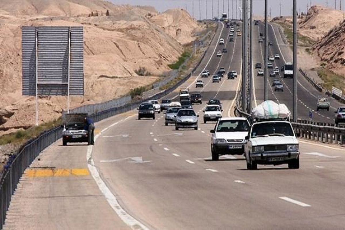 ترافیک نیمه سنگین در آزاد راه های قزوین