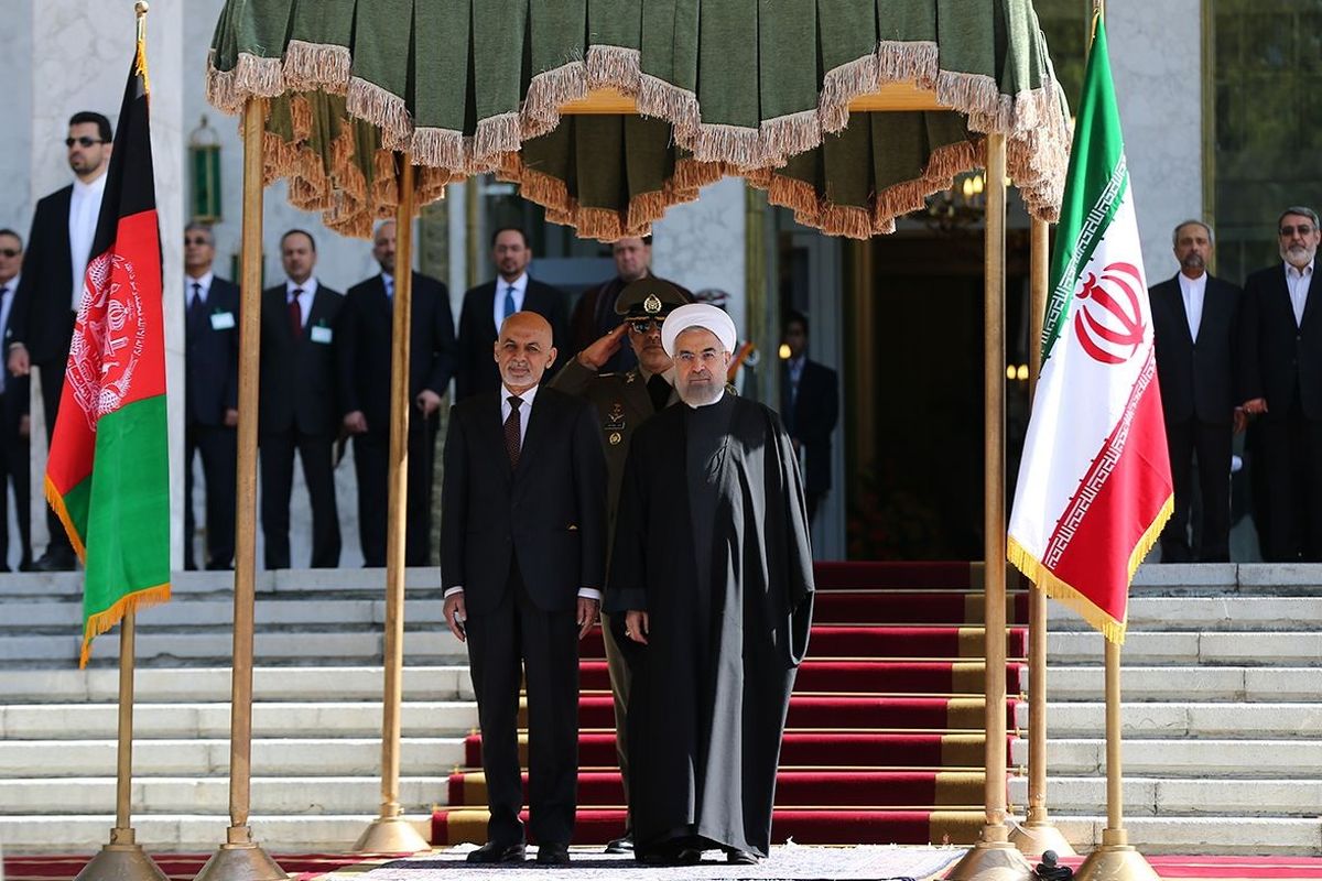 استقبال دکتر روحانی از رییس جمهوری افغانستان