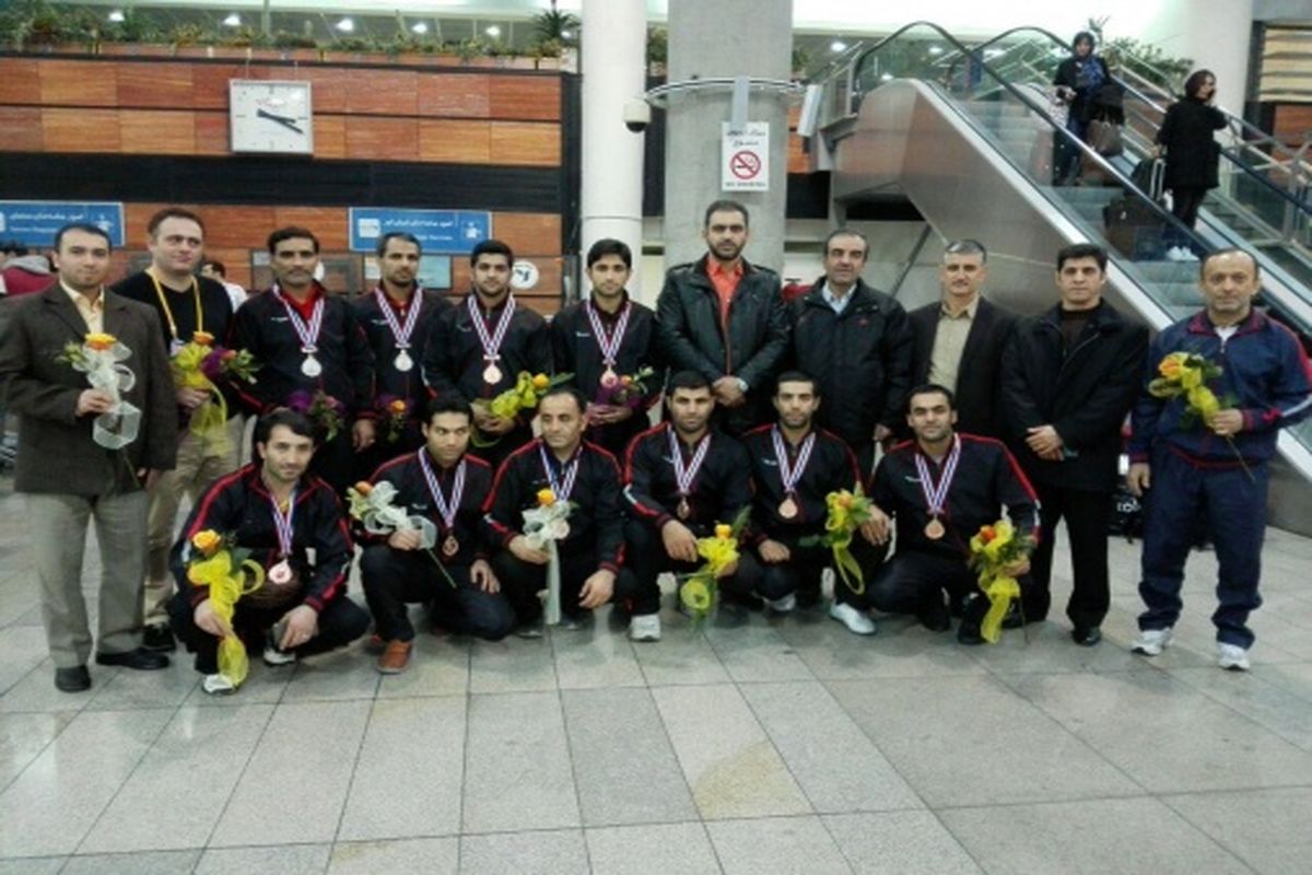 بازگشت تیم ملی کاتا به تهران