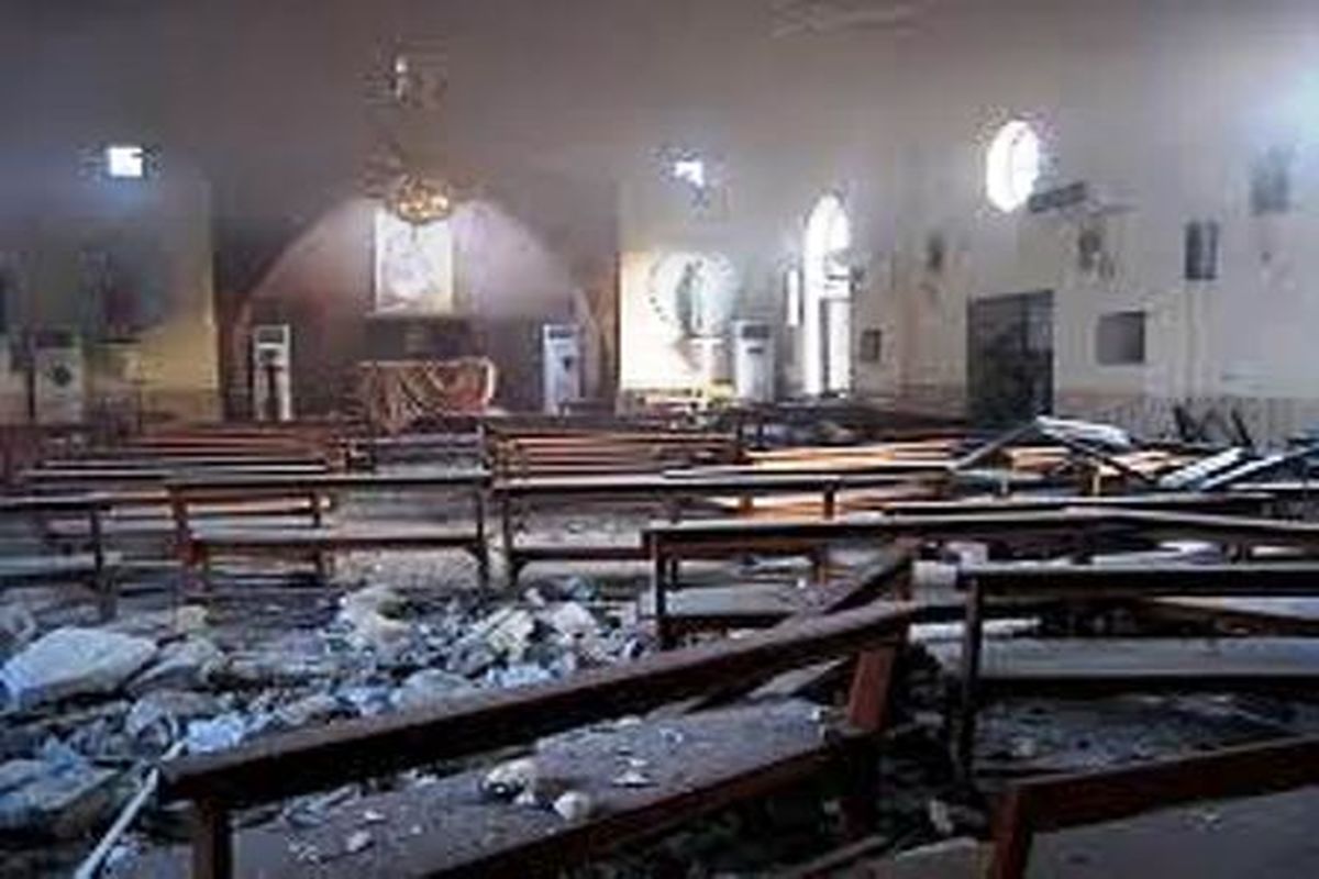 داعش یک کلیسا را در شمال موصل منهدم کرد