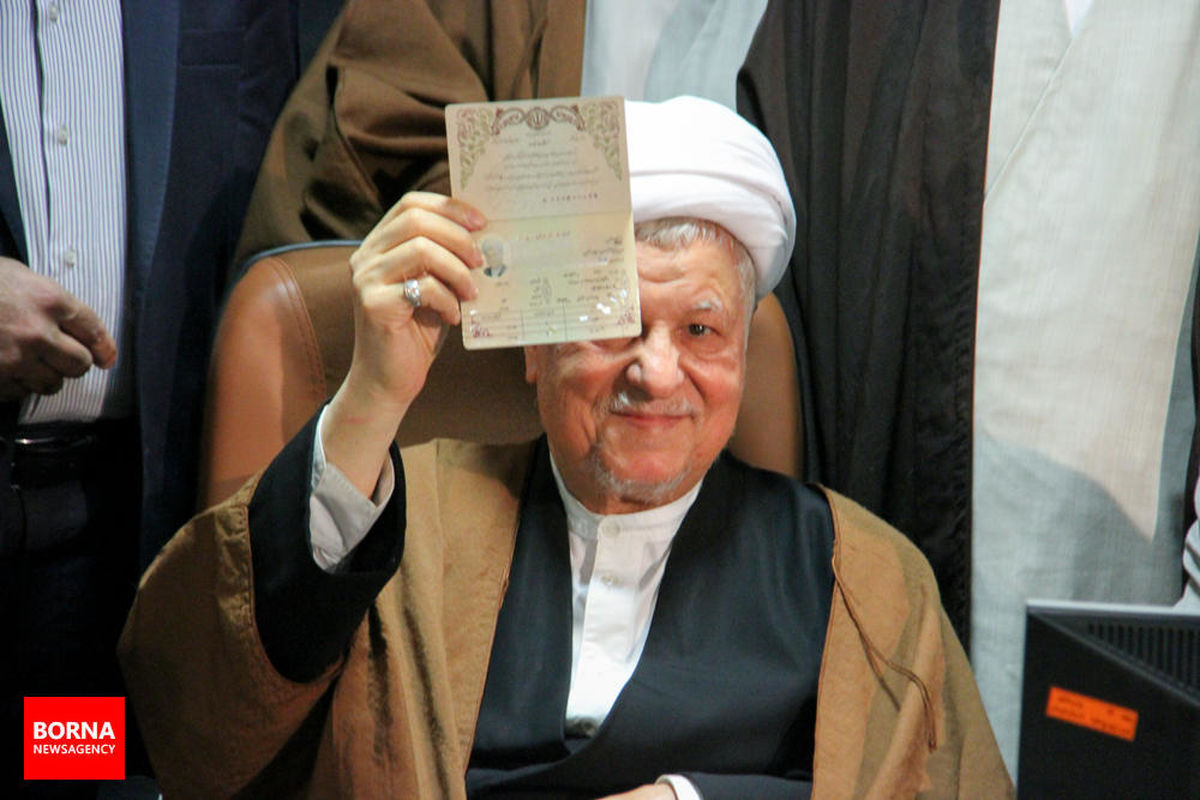 حمایت جامعه روحانیت مبارز از نامزدی آیت الله  هاشمی رفسنجانی در انتخابات
