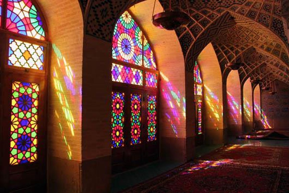 مسجدنصیر الملک؛عکس روز نشنال جئوگرافیک