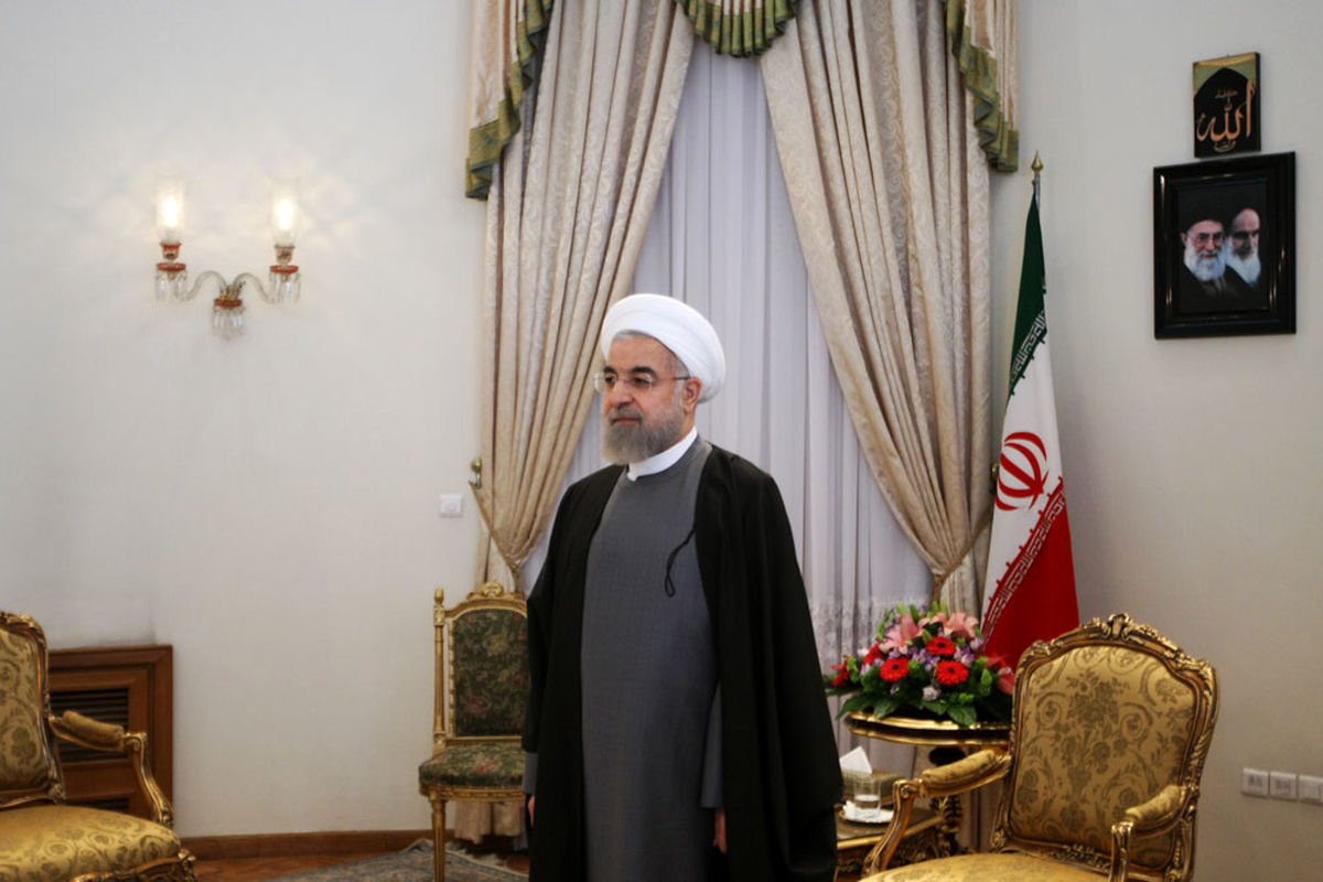استقبال رسمی دکتر روحانی از رییس جمهوری عراق
