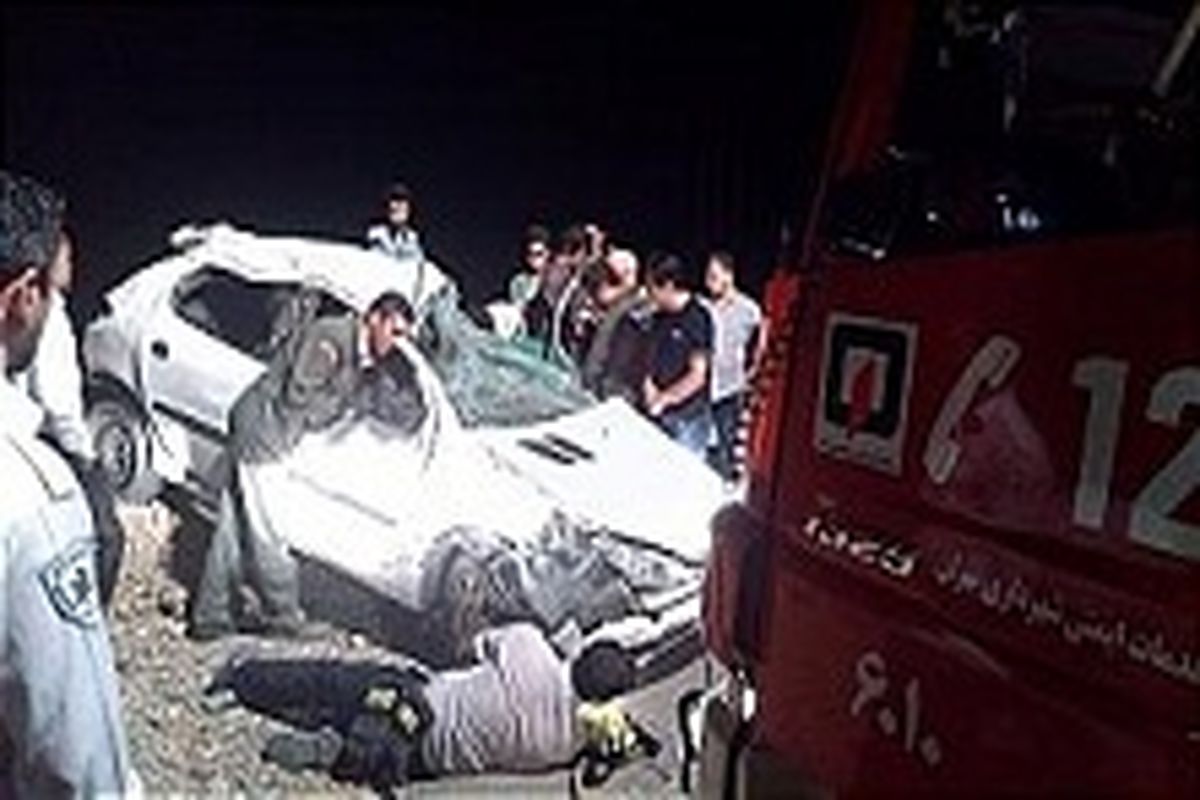 مرگ یک نفر در سقوط خودرو به دره در گنجنامه همدان