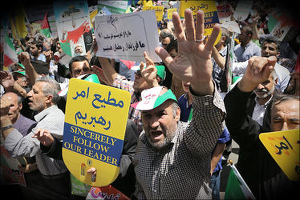 مسئولان و کارکنان شهرداری تبریز در راهپیمایی وحدت‌بخش روز جهانی‌قدس شرکت کردند