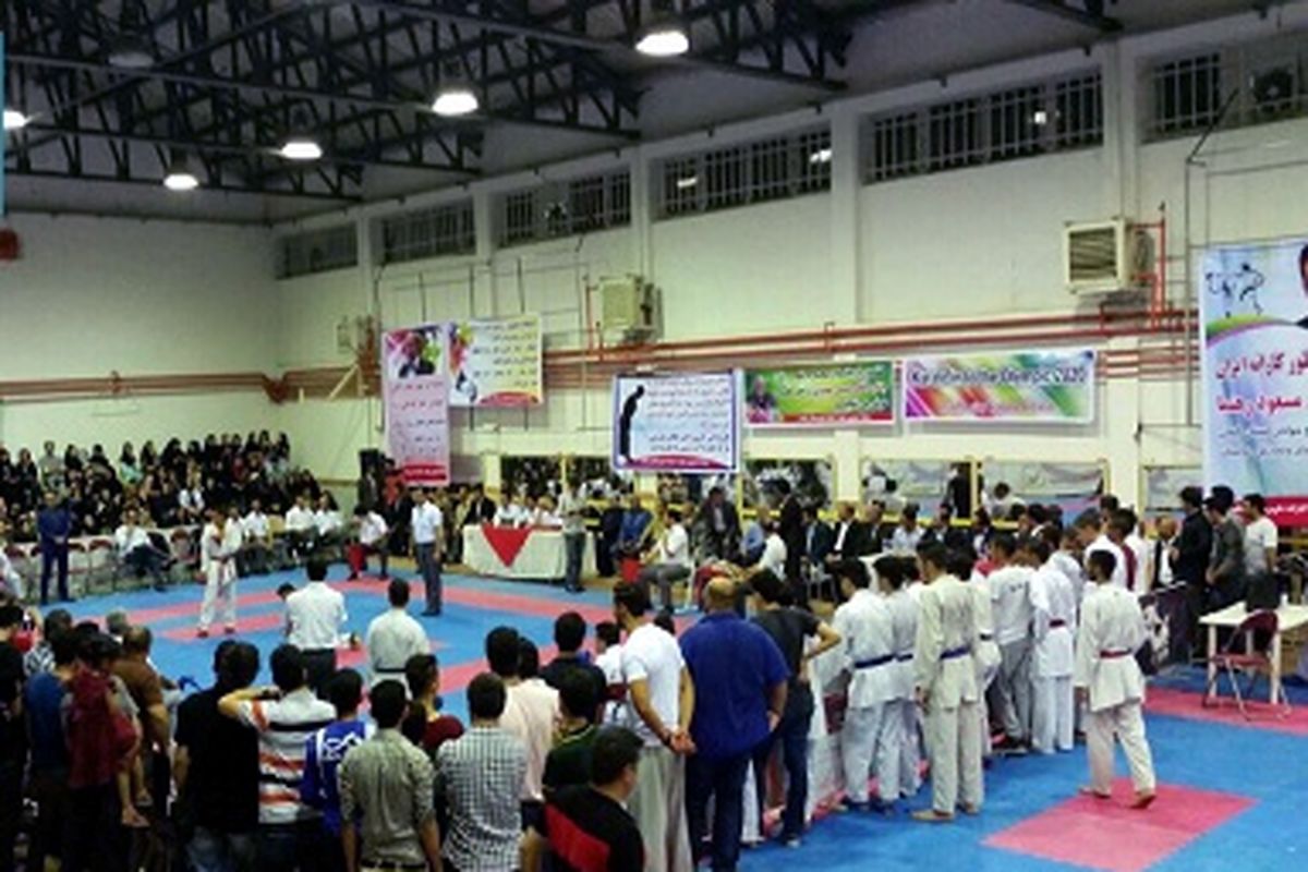 برگزاری مسابقات دوستانه تیم ملی کاراته نوجوانان ایران با تیم منتخب رشت