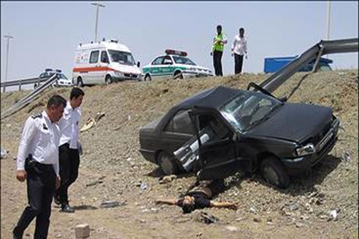 یک کشته حاصل تصادف در بزرگراه امام علی تهران