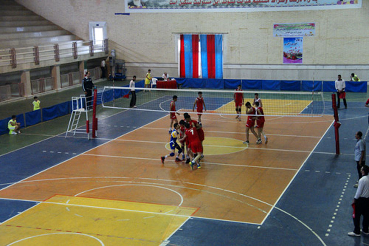برد شیرین والیبالیست های جوان میزبان