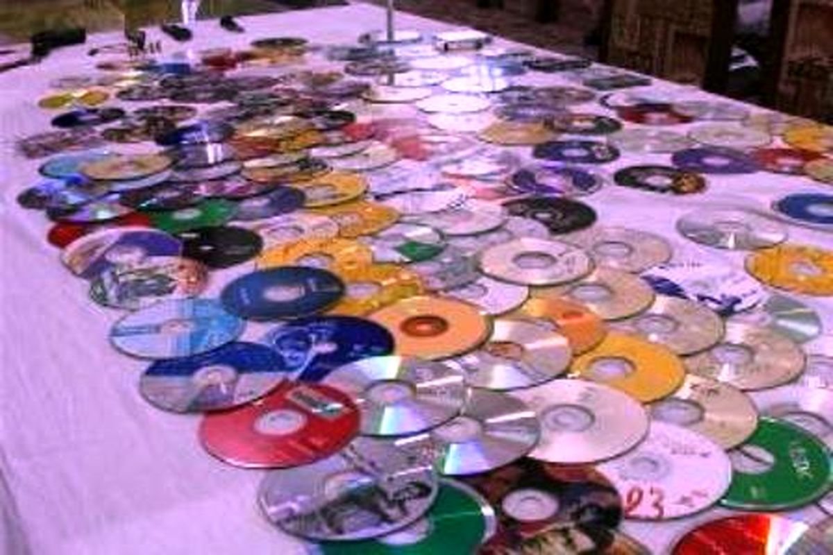 کشف ۲هزار سی دی غیر مجاز در قدس