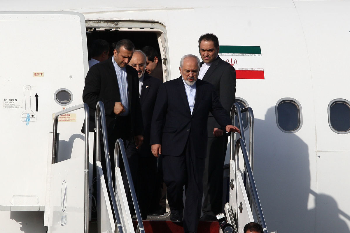 ظریف بغداد را به مقصد تهران ترک کرد
