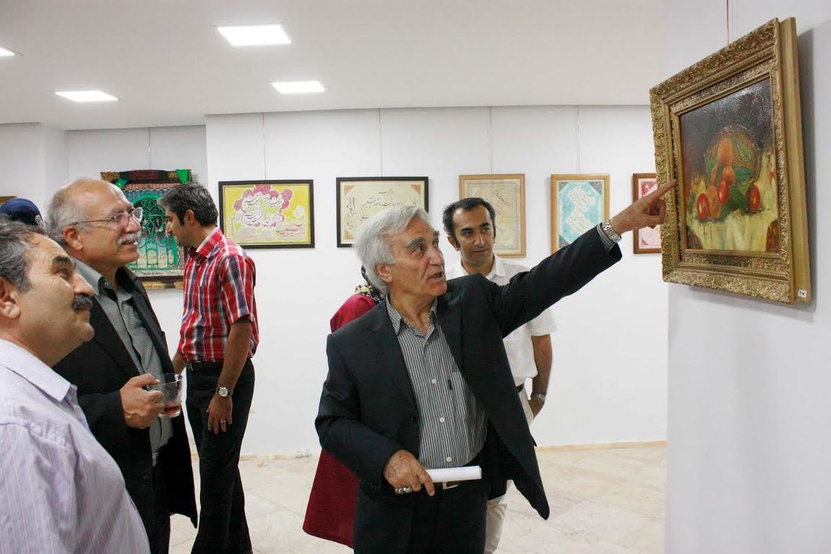 نمایشگاه آثار اسلام رمضانیان افتتاح شد