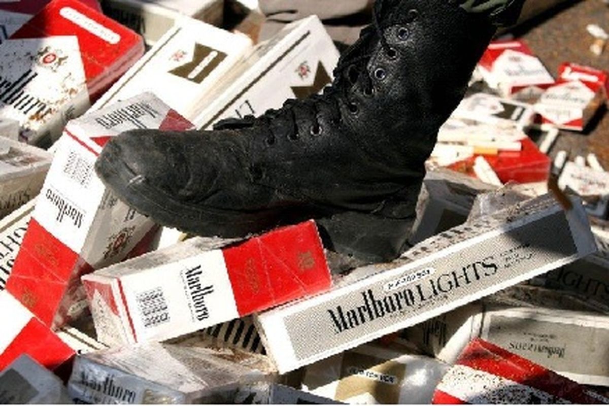 کشف بیش از۵۰۰ هزار نخ سیگار خارجی قاچاق