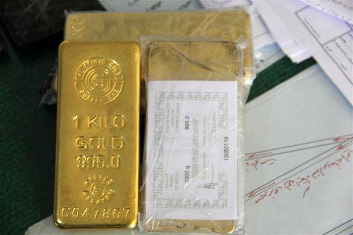 پرداخت بدهی با سه میلیون دلار و ۶۰ کیلو شمش طلای تقلبی