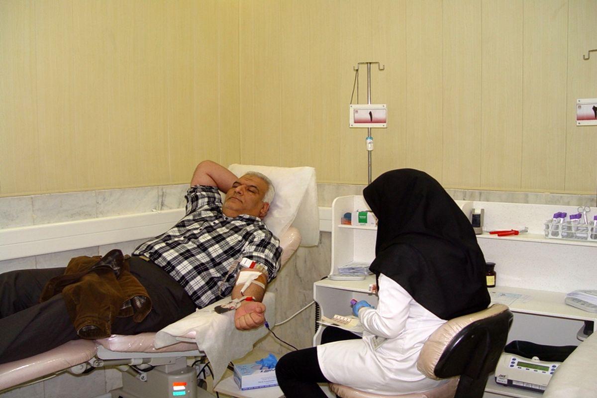 اهدا خون پرسنل اداره کل دامپزشکی استان قزوین