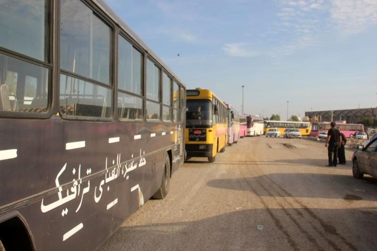 اعزام ۶۰۰ دستگاه اتوبوس به عراق/ روزانه ۱۰ تا ۲۰ تانکر آب وارد عراق می‌شود