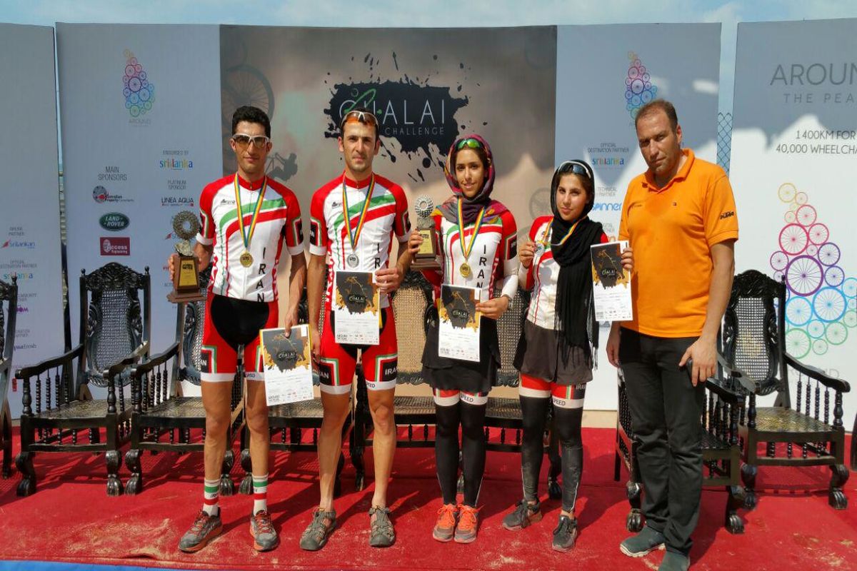 دوچرخه سواران ایرانی در مسابقات آسیای خوش درخشیدند