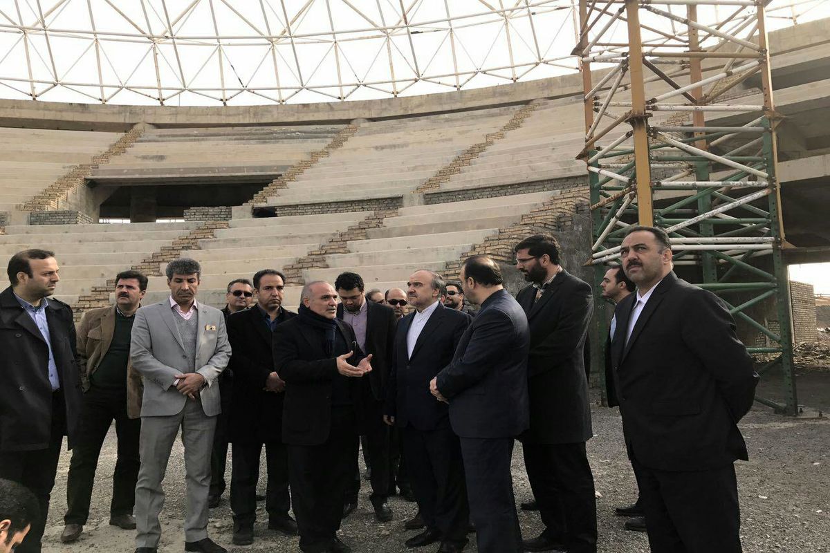 سلطانی‌فر از پروژه‌های ورزشی در حال ساخت مشهد بازدید کرد