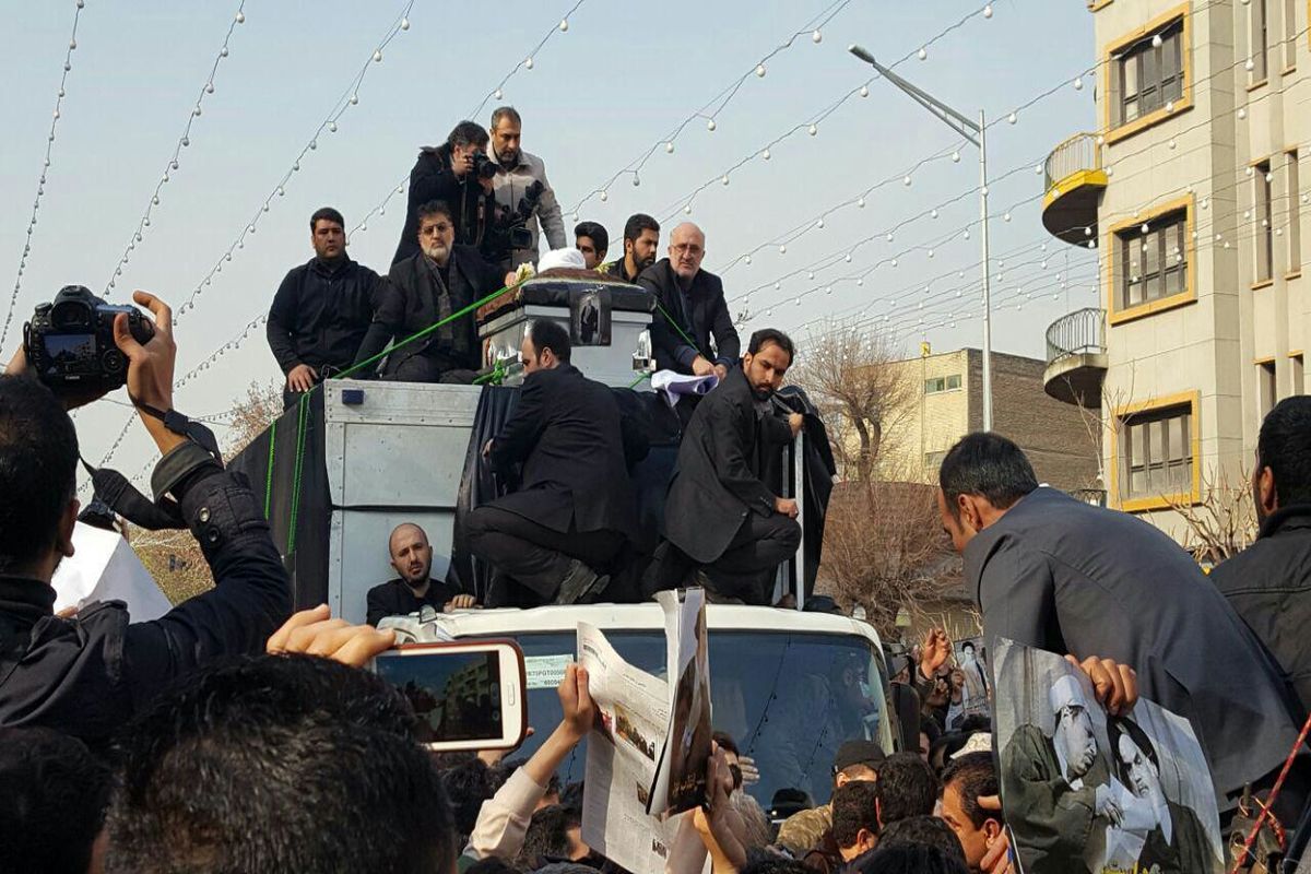 پوشش امدادی اتوبان قم - تهران همزمان با مراسم خاکسپاری آیت الله هاشمی رفسنجانی