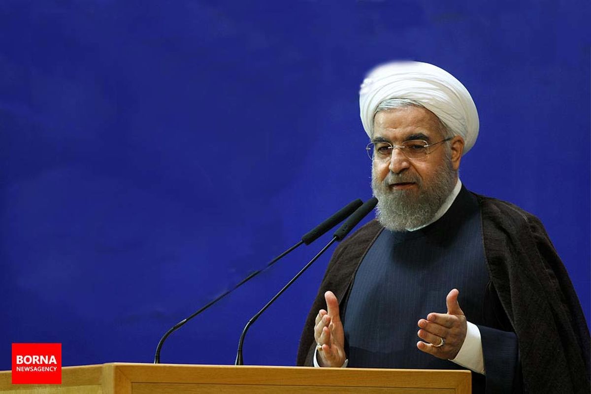 ظریف در نشست خبری رئیس جمهور
