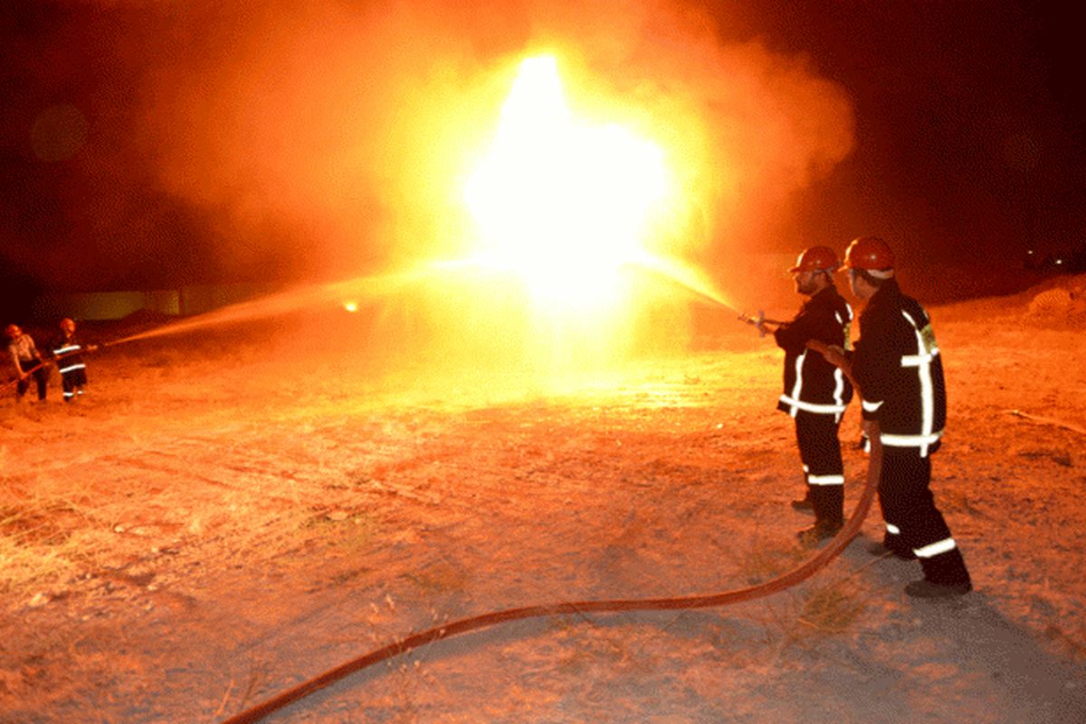 آتش سوزی در انبار کیف