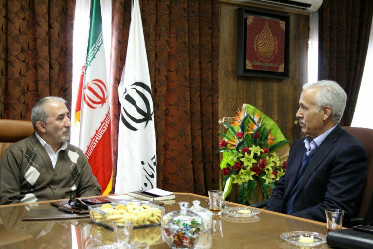 ذوالفقارنسب با مدیرکل ورزش و جوانان کرمانشاه دیدار کرد