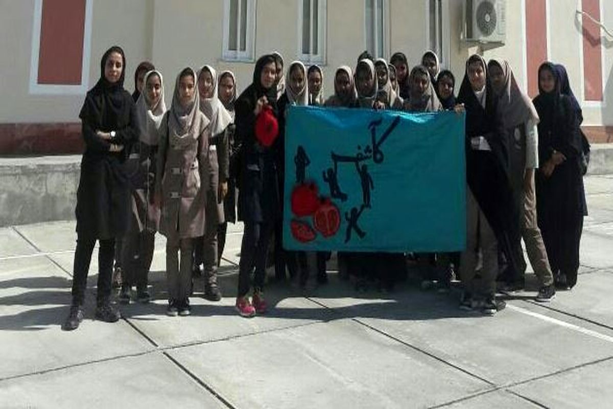 پذیرش هنر دانش آموزان بخش شهاب قشم در انجمن ملی کاشف