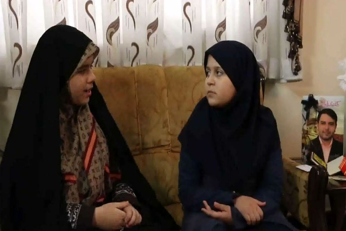 پخش مصاحبه دختر ۱۲ ساله شهید مدافع حرم از شبکه مستند