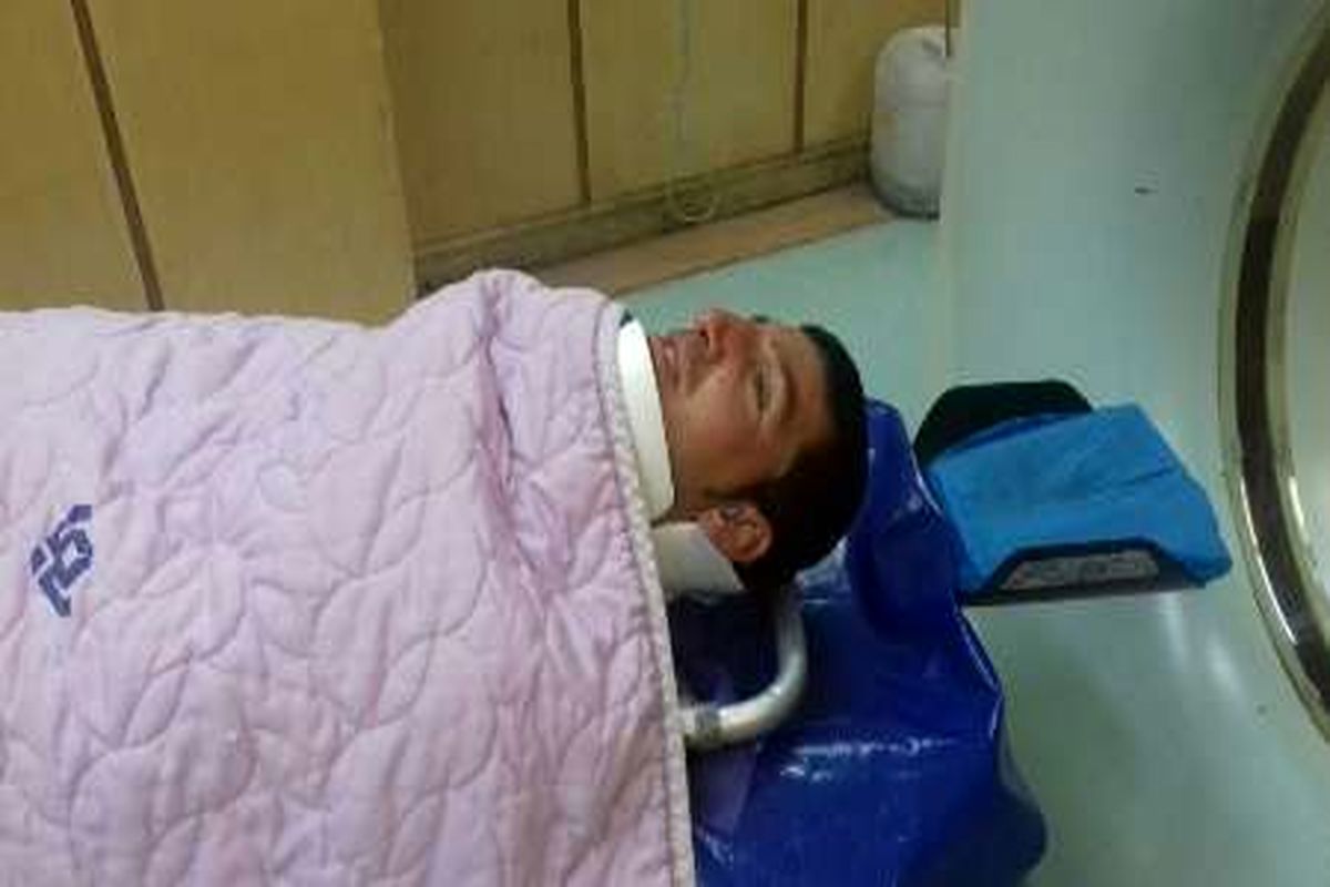 محیط بان مجروح با بالگرد به بیمارستان همدان منتقل شد