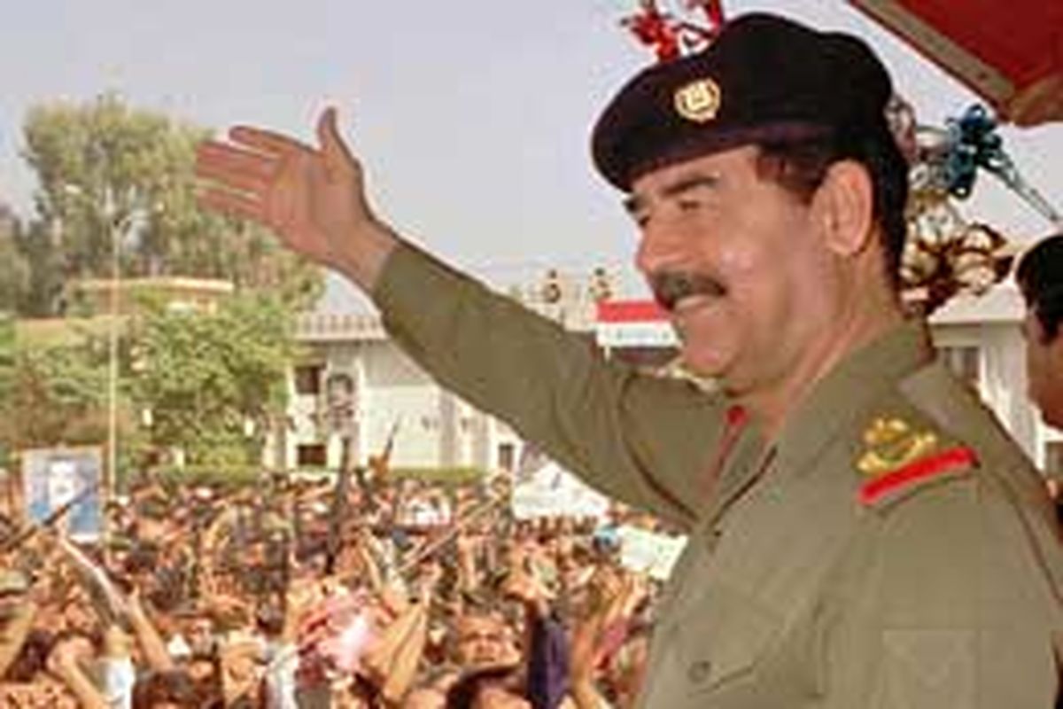 راز گریه کردن صدام حسین پیش همسر دوم!