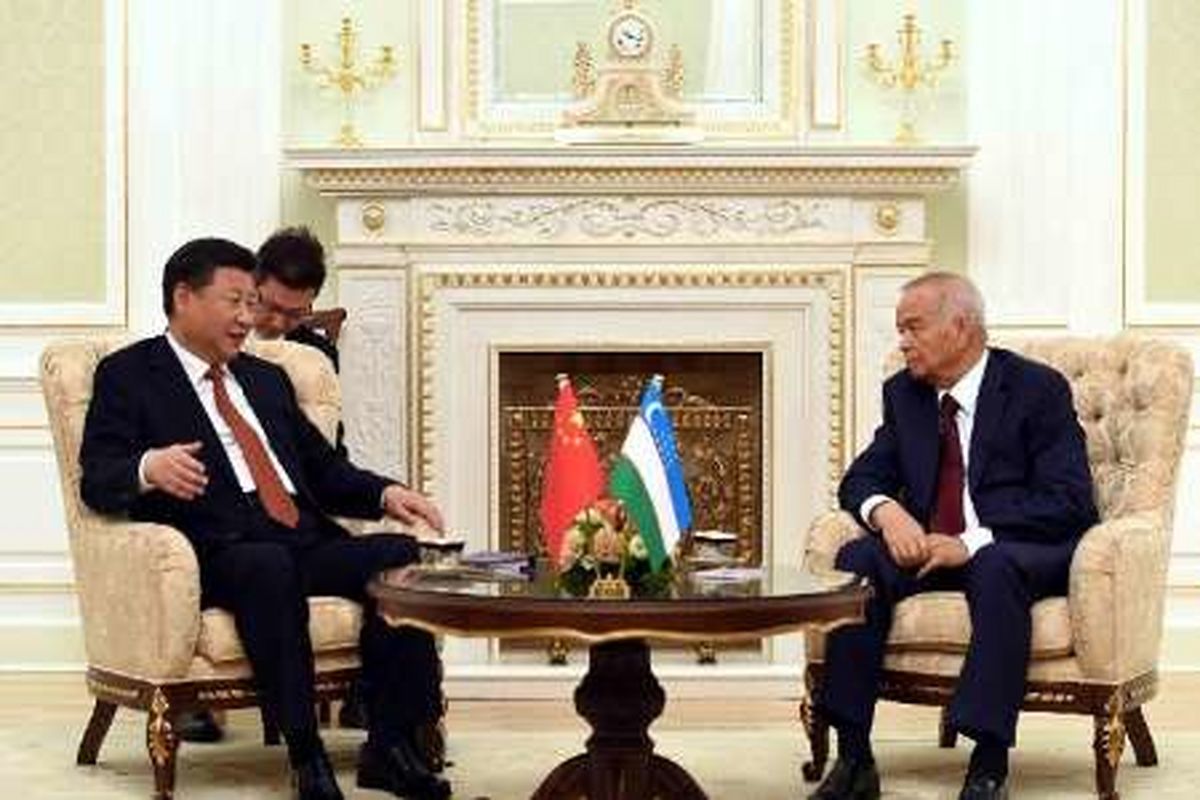 سران چین و ازبکستان ۷ سند همکاری امضا کردند