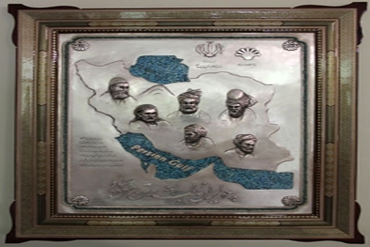 ازسوی وزیرعلوم ، اثر هنری طرح نقشه فرهنگی اجتماعی ایران به هیئت دولت اهدا شد