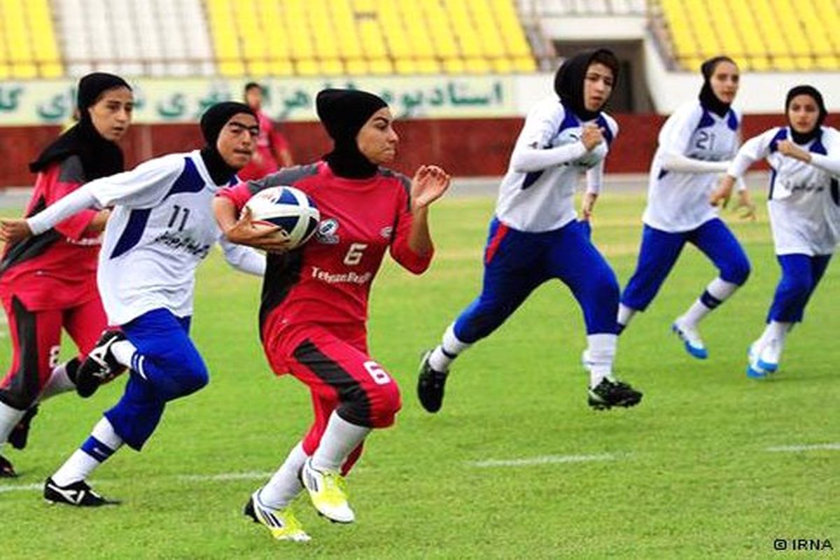 قهرمانی دختران گلستان در مسابقات تک راگبی کشور