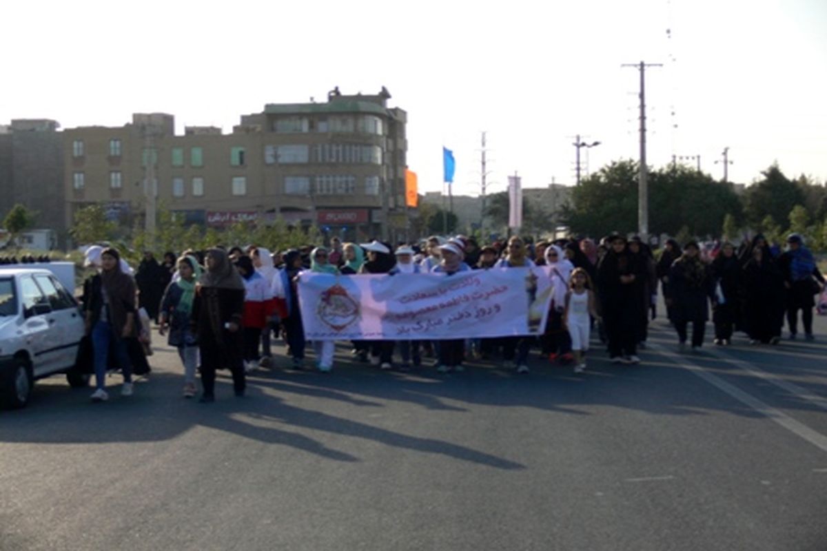 همایش پیاده روی بانوان در شهرستان ملارد برگزار شد