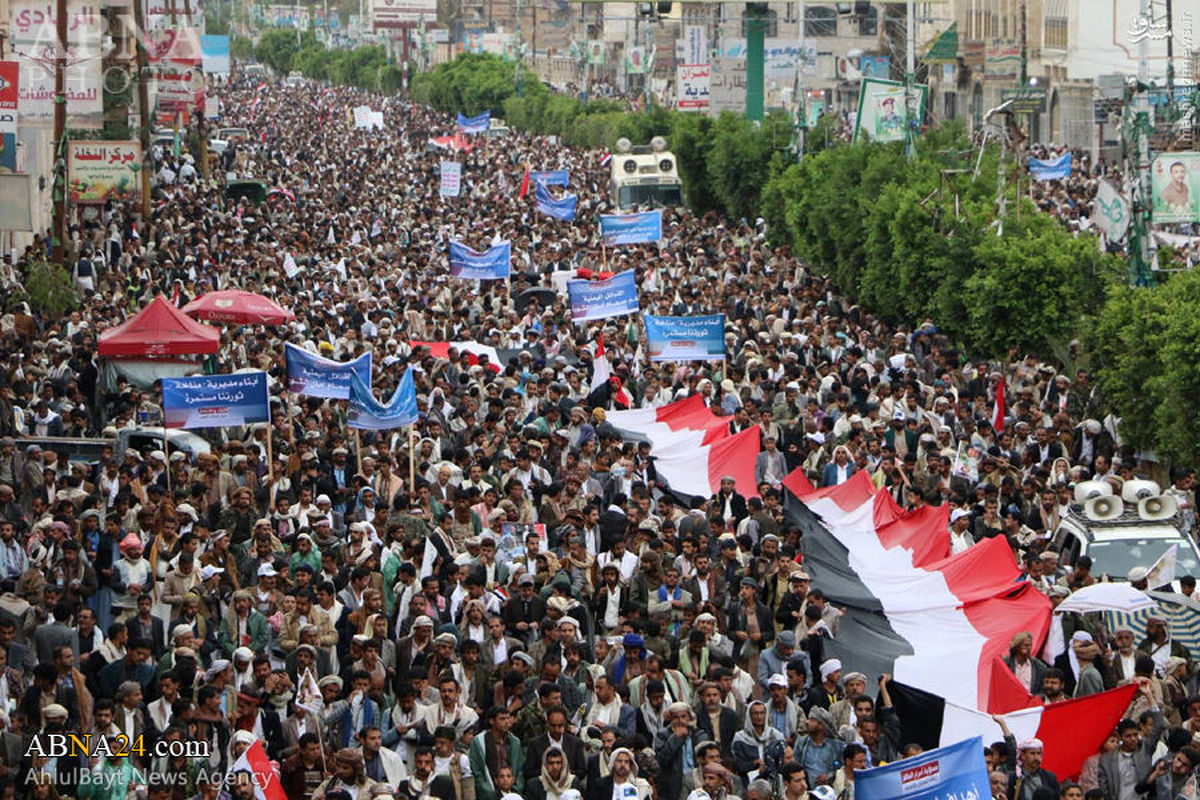 تظاهرات بزرگ یمنی‌ها در صنعا