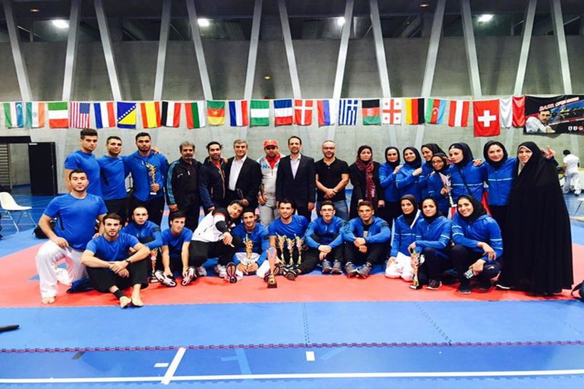 کاراته‌کاهای ایران قهرمان مسابقات بازل شدند