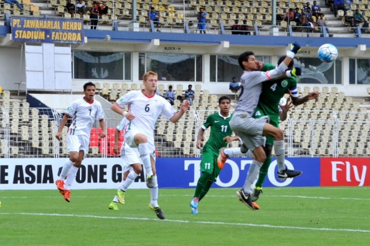 تساوی بدون گل نوجوان برابر عراق در نیمه نخست